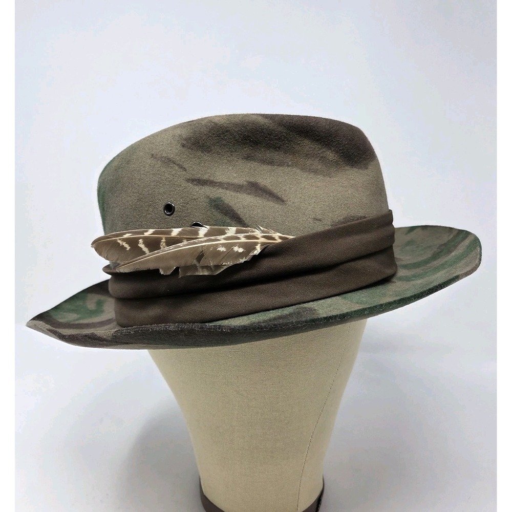 Best Broner Designer Collection Explorer Wool Hat Camo Vented Style Size L USA